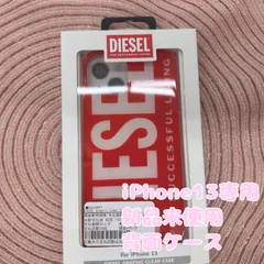 【新品・未使用】DIESEL iPhone13 ケース クリアレッド ディーゼル　807のサムネイル