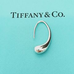 新品仕上げ】ティファニー TIFFANY ティアドロップ フックピアス片耳