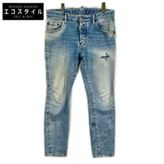 DSQUARED2　ディースクエアード　S78LB0094 インディゴ コットン SKATER JEAN/スケータージーン ボタンフライデニムパンツ　48のサムネイル