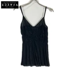 Christian Dior　クリスチャンディオール　6A13055020 ブラック レース キャミソール　36のサムネイル