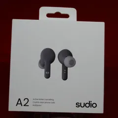 Sudio A2 完全ワイヤレスイヤホン アクティブノイズキャンセリング チャコールブラックのサムネイル