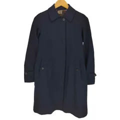 マッキントッシュ Mackintosh SCOTLAND製 裏地チェック リネン ステンカラーコート レディース DE：32 のサムネイル