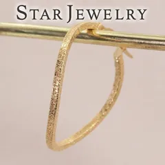 スタージュエリー K18 片耳 フープ ピアス ゴールド /24-4095のサムネイル