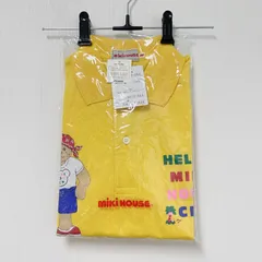 ”希少！”新品 【 ミキハウス 】 ポロシャツ 黄色 Mサイズのサムネイル