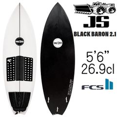 中古】JSサーフボード ブラックバロン 2.1 PU モデル 5'6