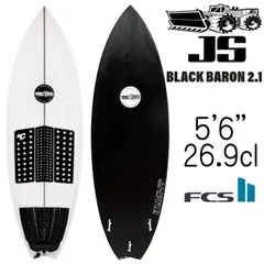 【中古】JSサーフボード ブラックバロン 2.1 PU モデル 5'6"×19 1/8"×2 1/2" 26.9L ユーズドボード / UsedSurfboard JS Industries SurfBoards BlackBaron 2.1 PU Modelのサムネイル