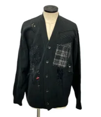 コムデギャルソン 長袖カーディガン パッチワーク ダメージ加工 WO-N007 メンズ SIZE M COMME des GARCONSのサムネイル