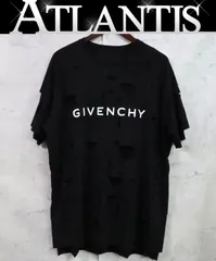 【広尾店】ジバンシー GIVENCHY DESTROYED EFFECT ダメージ加工 Tシャツ 黒 size:L BM71G13Y9W 【19654】のサムネイル