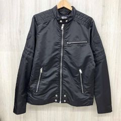 DIESEL 黒 ナイロンライダースジャケット 地面師たち 池田エライザ着用