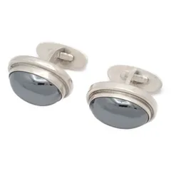 GEORG JENSEN ジョージジェンセン 44A カフス カフリンクス シルバー925/ヘマタイト【いおき質店】のサムネイル