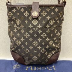 美品✨希少】ラシットrusset PVCレザー 三日月 ショルダーバッグ 大 