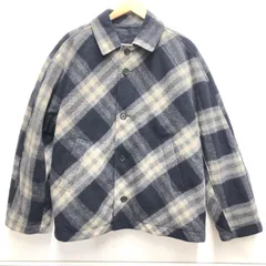 【中古】UNDERCOVER 24AW ウールモッサーCKラグランブルゾン チェック柄 サイズ4 UC2D4216-1 ブラック/ホワイト　[17]のサムネイル