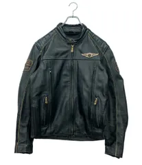ハーレーダビッドソン レザージャケット 110周年モデル フロントジップ 97145-13VM メンズ SIZE M HARLEY DAVIDSONのサムネイル