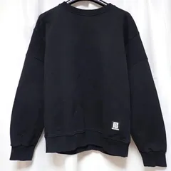 BALMAIN バルマン クルーネック コットン スウェットシャツ メンズS ブラック JS047BB16 中古B+ 【送料無料】 A-9058【質屋出品】のサムネイル