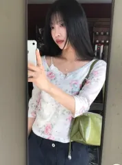 ユリエ エイブリー ジグザグ フラワー7分 Tシャツのサムネイル