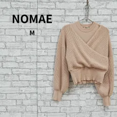 NOMAE Vネックカシュクールニットセーター M 長袖 古着のサムネイル