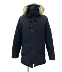 カナダグース ダウンコート BLACK LABEL ファー付き フロントボタン ダブルジップ CHATEAU PARKA 3426MB メンズ SIZE XS CANADA GOOSEのサムネイル