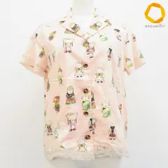 アルベロベロ ALBEROBELLO シャツ ブラウス トップス コットンリネン ぶた デザインボタン レディース [a894676]のサムネイル