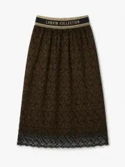レディース67/ ランバンコレクション シースルートイ スリット スカート ヴィンテージキングのサムネイル