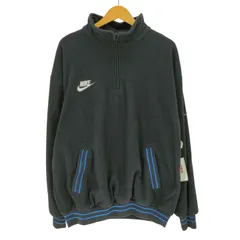 ナイキ NIKE 90S 台湾製 PREMIER THERMA.F.I スウッシュロゴ刺繍  ハーフジップ フリースジャケット メンズ JPN：L のサムネイル