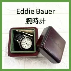 【ジャンク品】エディー・バウアー 腕時計 ヴィンテージ 木製ケース Eddie Bauerのサムネイル
