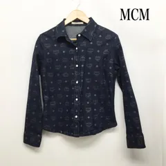 エムシーエム MCM Legere ロゴ総柄 ストレッチ デニム シャツ レディース M ISItems【USED】【古着】【中古】50164420のサムネイル