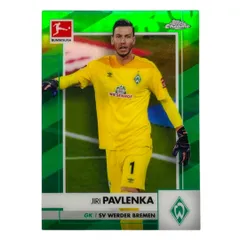 TOPPS サッカーカード CHROME JIRI PAVLENKA WERDER BREMEN /99 #27 送料無料 中古 IT2