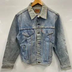 P279⚫︎Levis⚫︎リーバイス⚫︎ヴィンテージ⚫︎アウター⚫︎ジャケット⚫︎デニム⚫︎胸フラップポケット⚫︎紙パッチ⚫︎ウォッシュ加工⚫︎メンズ⚫︎size 40R⚫︎インディゴブルー⚫︎アメリカ製のサムネイル