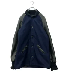 スクーカム ブルゾン アワードジャケット メルトン レザー  フロントボタン メンズ SIZE 40 (M) SKOOKUMのサムネイル