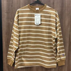 (s6948) 新品未使用タグ付き Champion チャンピオン 長袖 カットソー ブラウン系 Mサイズ メンズのサムネイル