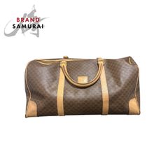 CELINE セリーヌ トリオンフ ブラウン ゴールド金具 PVC/レザー