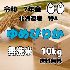 令和7年産 北海道米　ゆめぴりか　無洗米　10kgのサムネイル