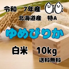 令和7年産 北海道米　ゆめぴりか　白米　10kgのサムネイル