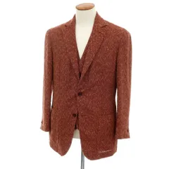 【中古】エルネスト ernesto GFB ツーピース リネンポリエステルコットン 2B カジュアルジャケット ダークレッド系【サイズ48】【メンズ】のサムネイル