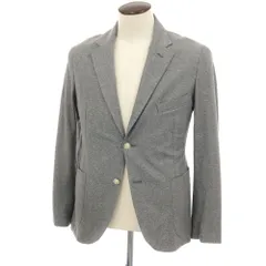【中古】バルバ BARBA DYNAMIC コットン 2B テーラードジャケット グレーxライトグレー【サイズ50】【メンズ】のサムネイル