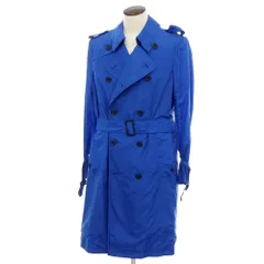 【中古】アクアスキュータム Aquascutum ポケッタブル ポリエステル トレンチコート ブルー【サイズ42】【メンズ】のサムネイル