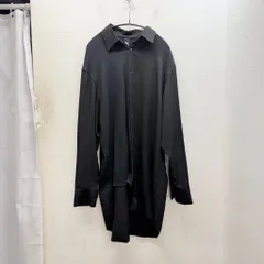 Ground Y グランドワイ Asymmetry Shirt 長袖シャツ GA-B01-800 ブラック size:3【中目黒B07】のサムネイル
