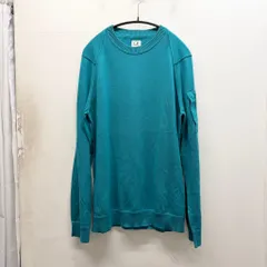 C.P.COMPANY	シーピーカンパニー SEA ISLAND KNIT 長袖ニット 14CMKN129A 004037A ブルー系 size:50【中目黒B07】のサムネイル