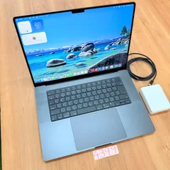 【バッテリー良好】 MacBook pro 16インチ 2023 Apple M3 MAX 96GB 1TB 高性能 カメラ内蔵 動画編集可 ノートPC SSD搭載 macOSインストール済 【4399】のサムネイル