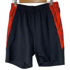 【中古】　UMBRO　ハーフパンツ　短パン　ウエストゴム　ドローストリング　ワンポイント　スポーツ　古着　/1096のサムネイル