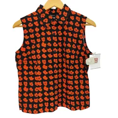 アニエスベー agnes b. PARIS フラワープリント ノースリーブシャツ レディース EUR：42 のサムネイル