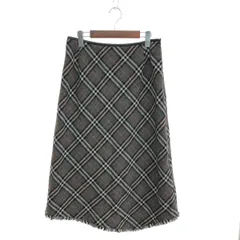 BURBERRY LONDON バーバリーロンドン ロングスカート サイズ:13 チェック/アシンメトリー    ブラウン レディース / 240001216668のサムネイル