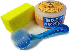 M.MOWBRAY エムモゥブレィ M.モゥブレィ サドルソープ＋クリーニングブラシ＋スポンジセット 革靴用 雨シミ・銀浮きケア 潮吹き対応 型崩れ補正 保湿 革柔軟 スムースレザー専用のサムネイル