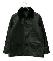 ネイバーフッド レザージャケット シングル ホース ファー ボタン HUDSON 142CCNH-JKM01 S メンズ SIZE S NEIGHBORHOODのサムネイル