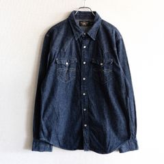 RRL ダブルアールエル デニム ウエスタンシャツ コンチョボタン 美品