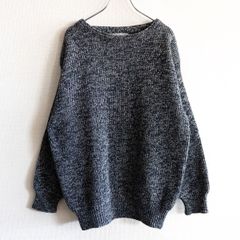 【80S】COMME des GARCONS HOMME 【80年代 クルーネック コットン ニット】 セーター ギャルソン オム 26070626 80S】COMME des GARCONS HOMME 【80年代 クルーネック コットン ニット