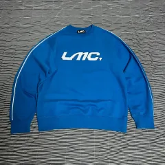 LMC エルエムシー リフレクティブ パイピング スウェット ブルー Mのサムネイル