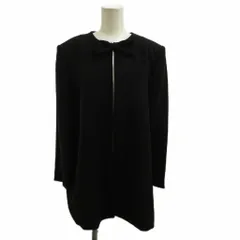 ジバンシィ GIVENCHY ロングジャケット フォーマル 12 黒 ブラック ボウタイ 無地 長袖 /NP ■ECC007のサムネイル