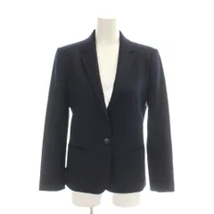 グッチ GUCCI ジャケット 上着 38 紺 ネイビー 無地 シングルブレスト 長袖 354336ZDW13 /AP ■GY62のサムネイル