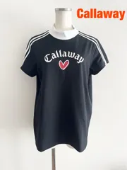 Callaway　キャロウェイ　半袖モックネックシャツ　Lサイズ　ブラック系　スポーツ　カジュアル　おしゃれ　送料込み　6469116のサムネイル